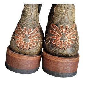 Macie Bean Blonde Monet Cowboy Boots Size 7